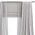 Title: Stylish 970 Curtain 3D model small image 2
