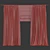 Title: Stylish 970 Curtain 3D model small image 4