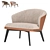 Nelly Armchair: Stylish and Comfortable 3D model small image 2
