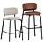 Sleek Aloa Bar & Counter Stools 3D model small image 7