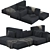 Luxury Arflex Marechiaro Sofa 3D model small image 1