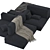 Luxury Arflex Marechiaro Sofa 3D model small image 3
