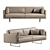 Elegant Alato Sofa: Comfort Redefined 3D model small image 1