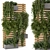 Vertical Pallet Planters - Set of 545 3D model small image 1