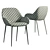 Modern Konna Chair: Sleek Design and Superior Comfort 3D model small image 6