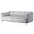 Luxury Modena Sofa in Leather & Textile 3D model small image 5