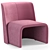 Elegant Legacy Armchair by Dompaka 3D model small image 2