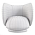 Modern Comfort: Rico Swivel Lounge Chair 3D model small image 4