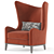 Monroe Elegance Armchair: Timeless Comfort in Your Home 3D model small image 1