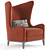 Monroe Elegance Armchair: Timeless Comfort in Your Home 3D model small image 2