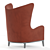 Monroe Elegance Armchair: Timeless Comfort in Your Home 3D model small image 5