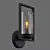 Nispen Outdoor Wall Light 3D model small image 1