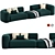 Baxter Clara: Stylish & Modular Sofa 3D model small image 1