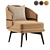 Elegant Billy Armchair: Modern Design and Comfort 3D model small image 3