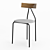 Sleek Oak Gofi Chair 3D model small image 5