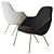 Modern Dot Armchair by Tacchini 3D model small image 2
