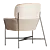 CARISTO Fabric Armchair: Modern Elegance for Your Space 3D model small image 3