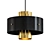 Sleek Luxe Ceiling Fixture 3D model small image 1