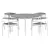 Latina Round Dining Table Set 3D model small image 3