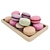 Elegant Macaroon Tray: Realistic 3D Model 3D model small image 2