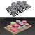 Elegant Macaroon Tray: Realistic 3D Model 3D model small image 7