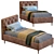 Skye Single Bed - Modern and Stylish Sleeping Solution 3D model small image 3