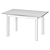 Sleek Airon Dining Table 3D model small image 2