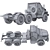 URAL NEXT Chassis: Heavy-duty, High-Performance Platform 3D model small image 6