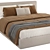 Luxury Minotti Andersen Bed 3D model small image 3