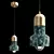 Elegant Marble Pendant Light 3D model small image 1