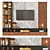 Sleek TV Wall Unit - 2015 Design 3D model small image 1