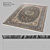 QOM IR Traditional Floral Silk Rug 3D model small image 2