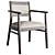 Modern H Contract Asher Dining Chair 3D model small image 1