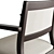 Modern H Contract Asher Dining Chair 3D model small image 3
