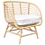 Buskbo Rattan Armchair - Stylish and Sustainable Seating 3D model small image 2