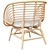 Buskbo Rattan Armchair - Stylish and Sustainable Seating 3D model small image 3
