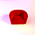 Elegant Leather Armchair 3D model small image 2