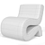 Sleek Bonded Chair: Eichholtz 3D model small image 3