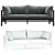 Ritzwell Exclusive Sofa: Polys 80680 Verts 81676 3D model small image 2