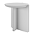 Elevate your space with the Notch Travertine Side Table 3D model small image 5