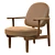 Sleek Lounge Chair: Modern Comfort in Every Millimeter 3D model small image 1