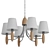 Rustic Elegance Chandelier 815mm 3D model small image 2