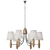 Rustic Elegance Chandelier 815mm 3D model small image 3