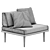 Casara Modern Armchair: Stylish Comfort 3D model small image 4