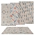 Versatile 6-Piece Rug Set 3D model small image 1