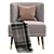 Key West Armchair: Stylish Comfort for Any Space 3D model small image 1