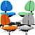 DUO Kid2Youth Study Chair: Ergonomic, Stylish & Functional 3D model small image 2