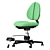 DUO Kid2Youth Study Chair: Ergonomic, Stylish & Functional 3D model small image 5