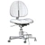 DUO Kid2Youth Study Chair: Ergonomic, Stylish & Functional 3D model small image 7