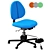 DUO Kid2Youth Study Chair: Ergonomic, Stylish & Functional 3D model small image 9